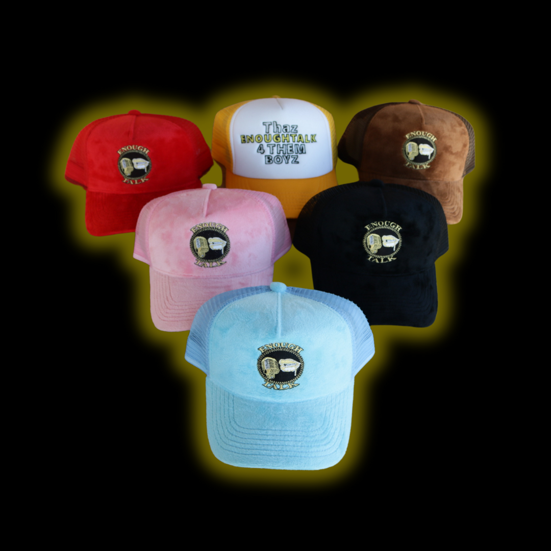 SN1 1 of 1 Collectable Enough Talk Truckers Hats