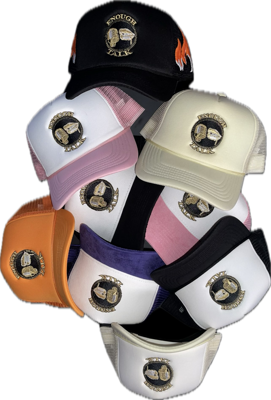 SN3 1 of 1 Collectable Enough Talk Truckers Hats